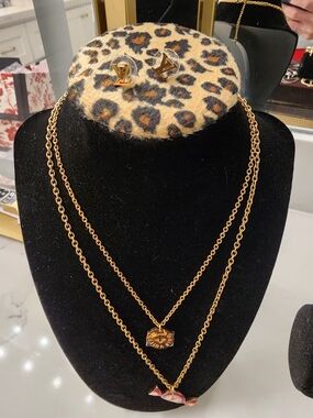 New Pink Candy Motif Necklace Set